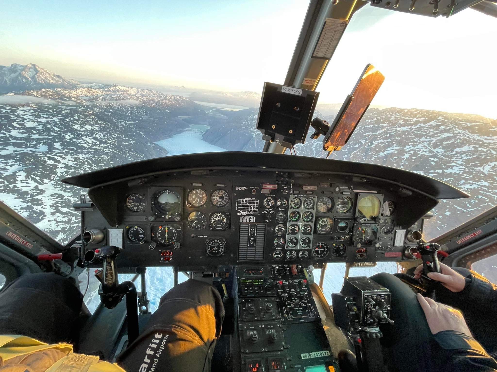 Færgeflyvningen langs Sydøst-kysten Foto: Amos Ezekiassen