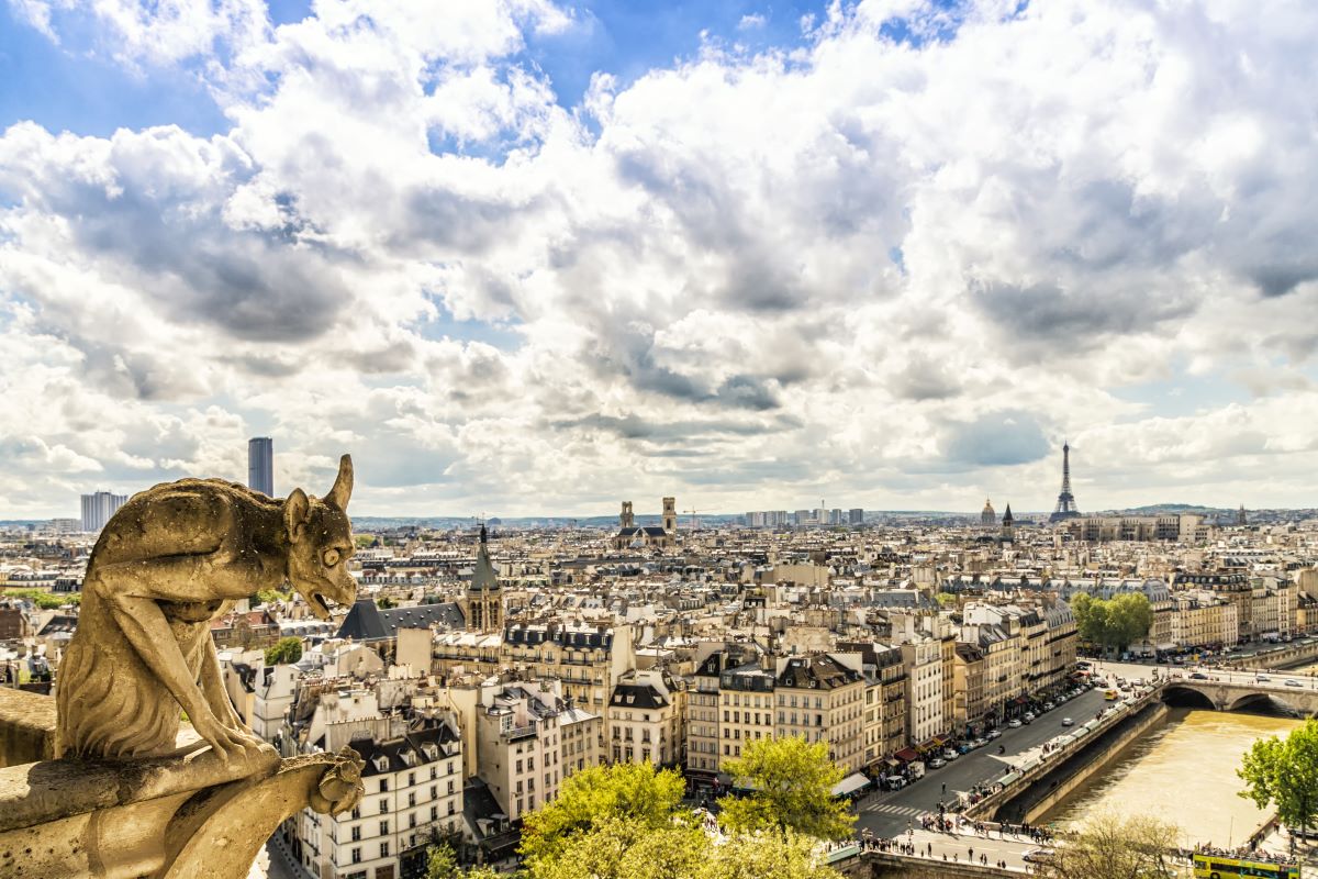 Gargoyle On Notre Dame Cathedral Paris France 2023 11 27 05 17 12 Utc