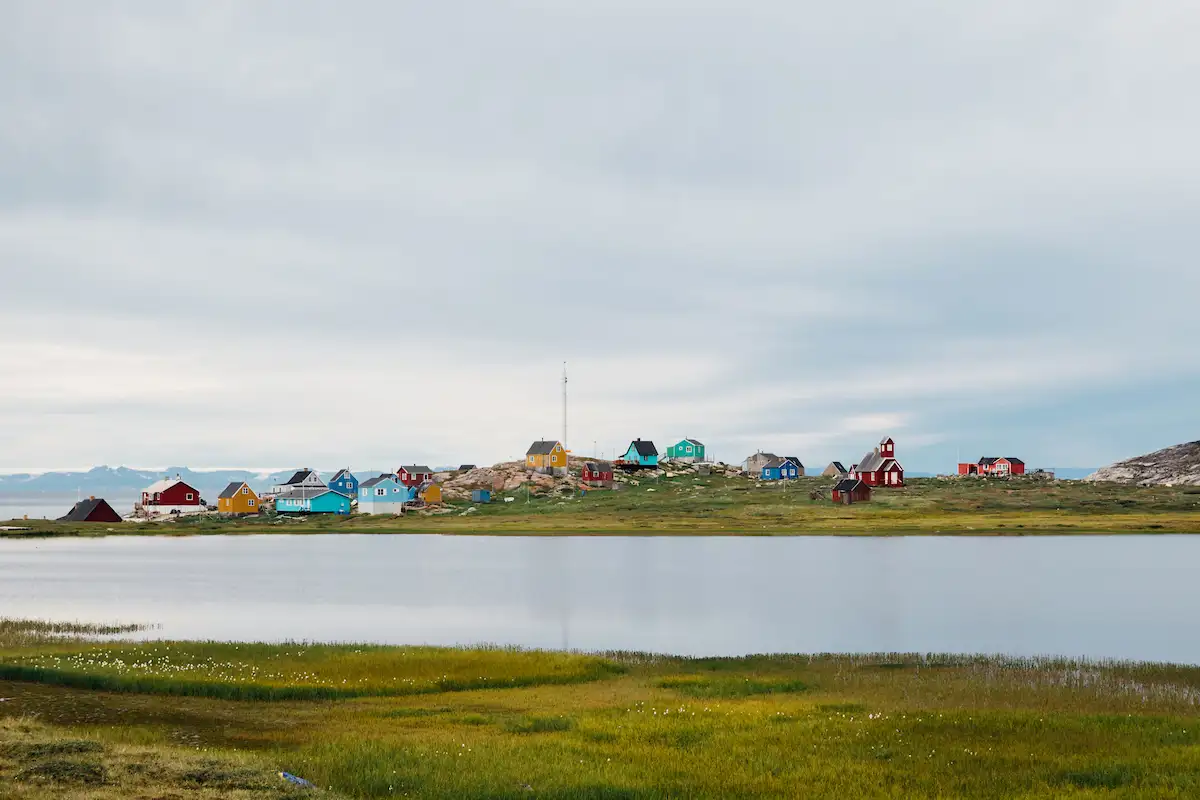 Colourful Homes & Church In Ilimanaq. Photo Jessie B. Evans, Visit Greenland