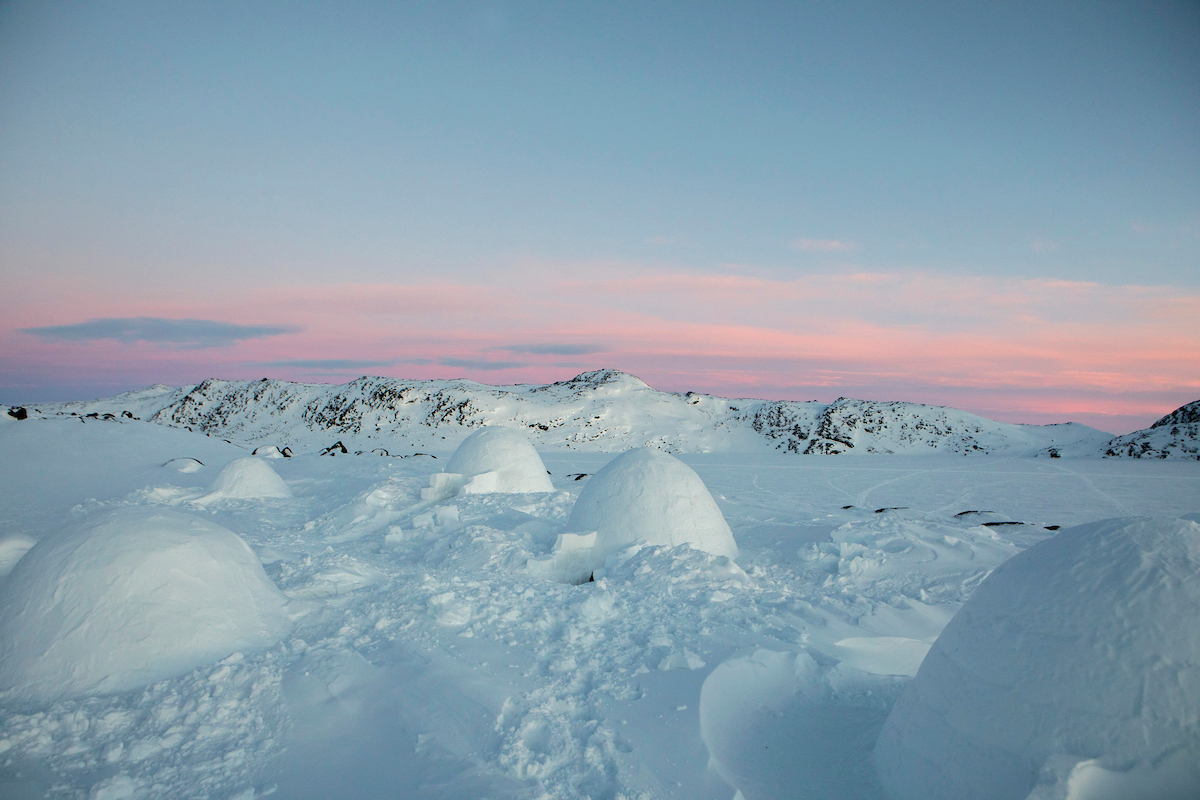 World Of Greenlands Igloos. Photo Trevor Traynor, Visit Greenland