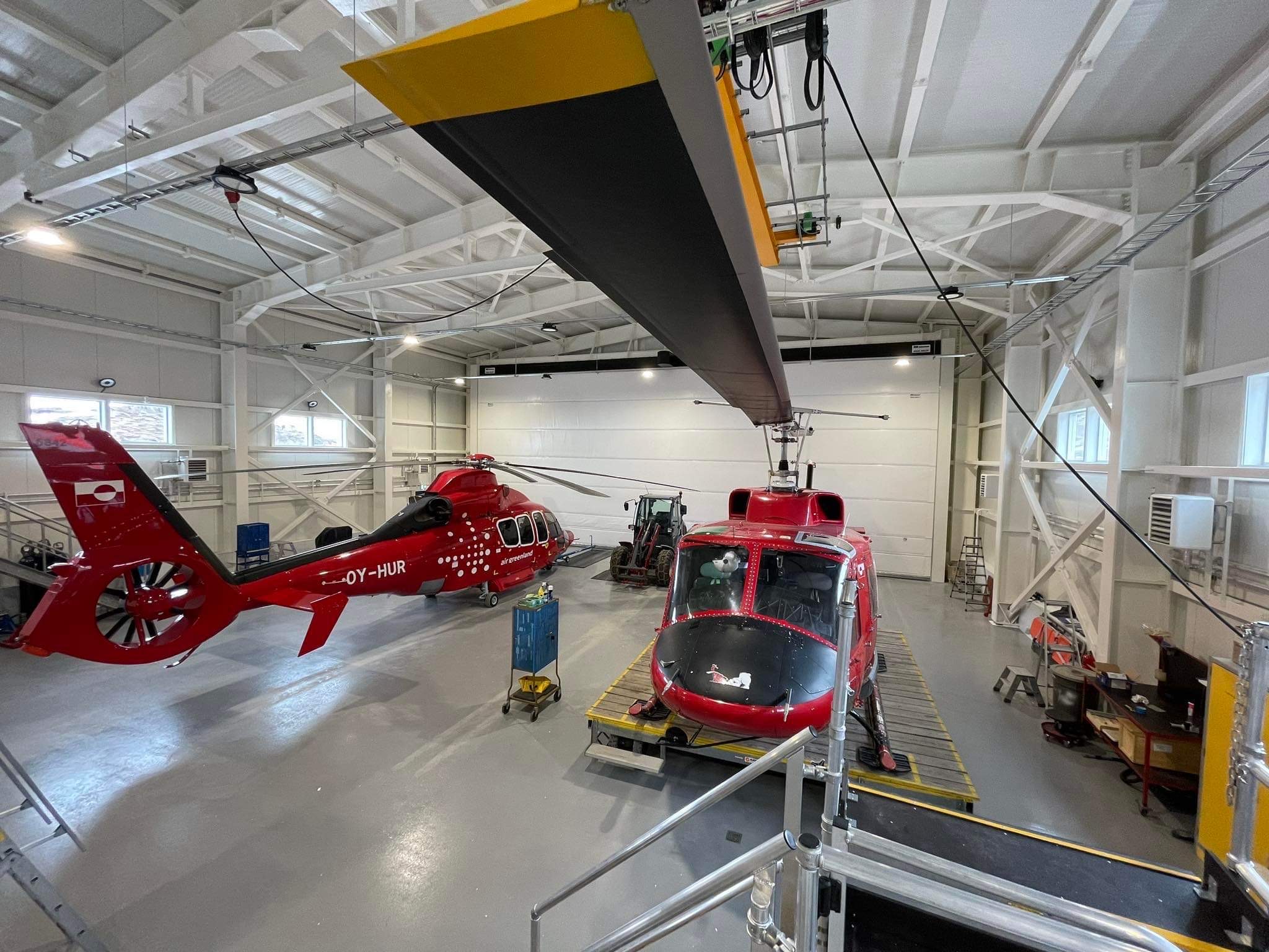 H155 overtager passagerflyvningen fra B-212 Foto: Amos Ezekiassen