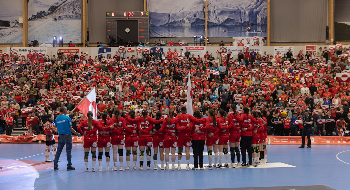 Før finalekampen mod Canada den 12. juni 2023 Foto: Lars Kleemann Andersen