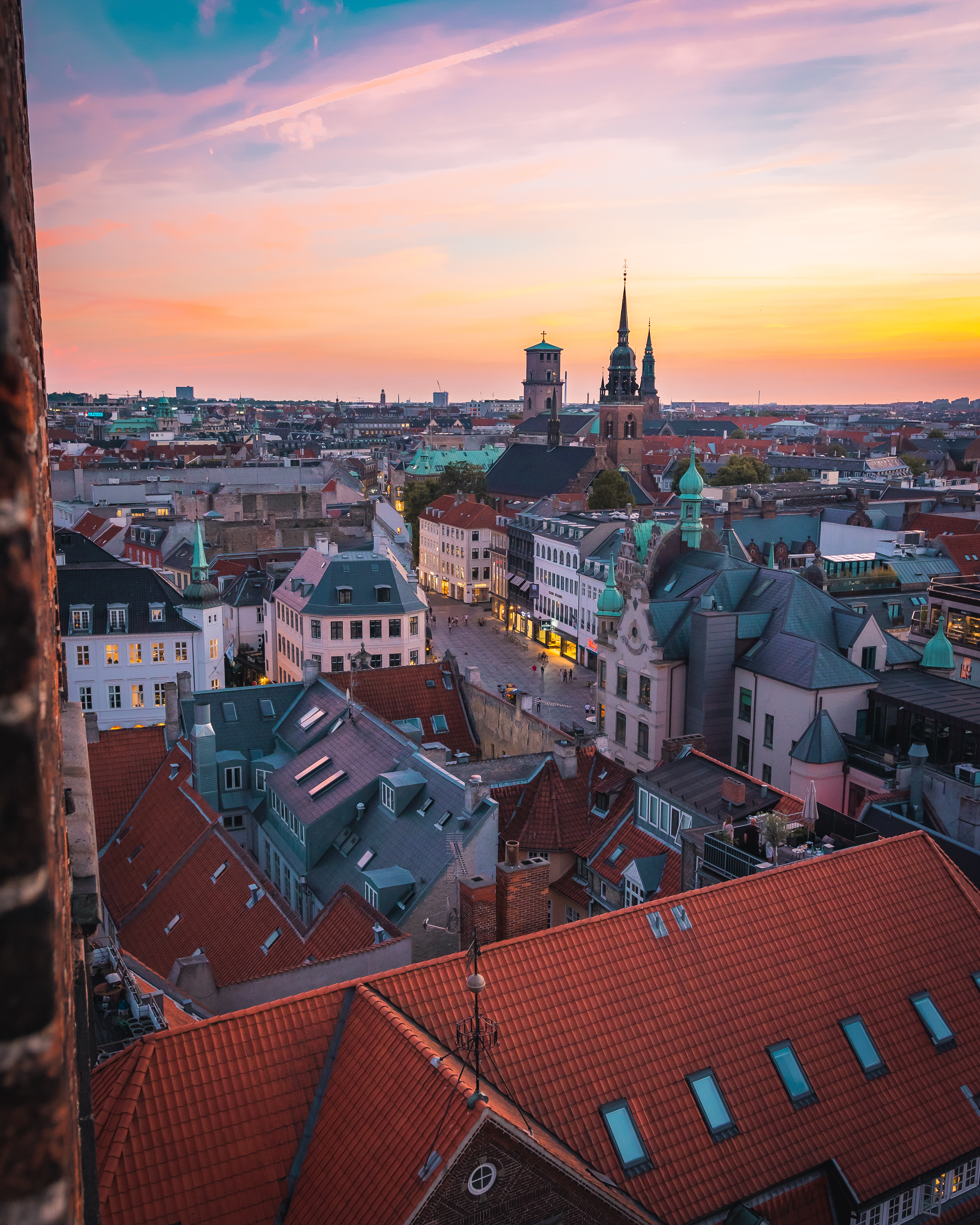 Sunset Over The City Copenhagen ©Mathias Brandt