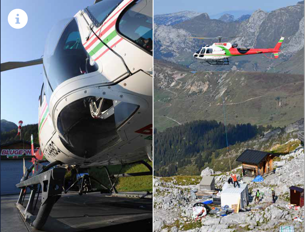 H125 i en slingoperation