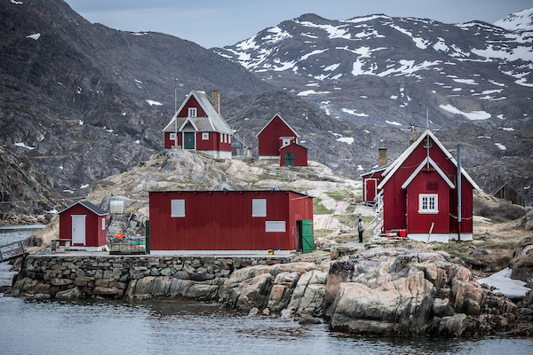 The Abandoned Settlement Assaqutaq Near Sisimiut In Greenland