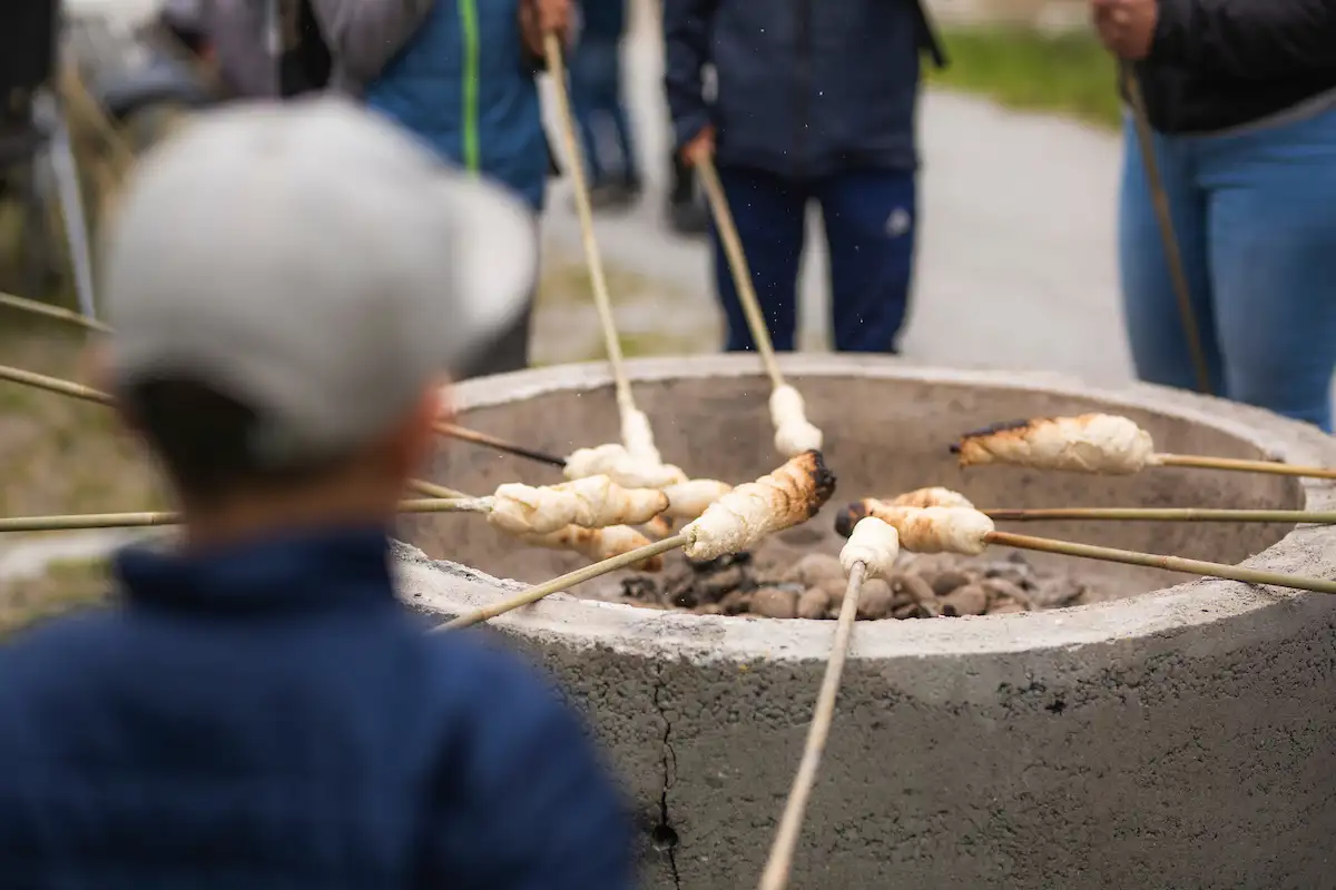 Twist Bread In The Making. Photo Aningaaq R. Carlsen, Visit Greenland