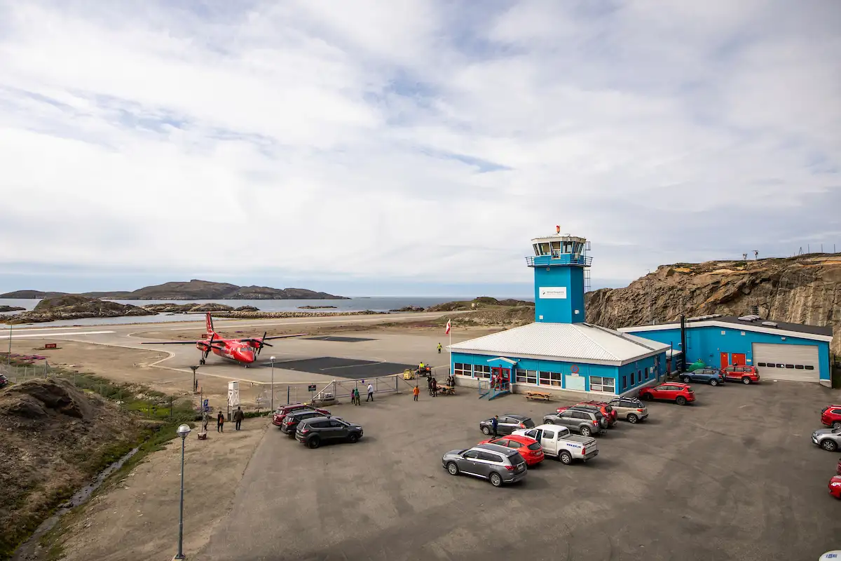 Sisimiut Airport Aerial. Photo Aningaaq Rosing Carlsen Visit Greenland
