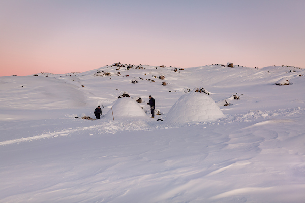 Shipping Snow At Ilulissat Igloo Lodge. Photo Filip Gielda, Visit Greenland
